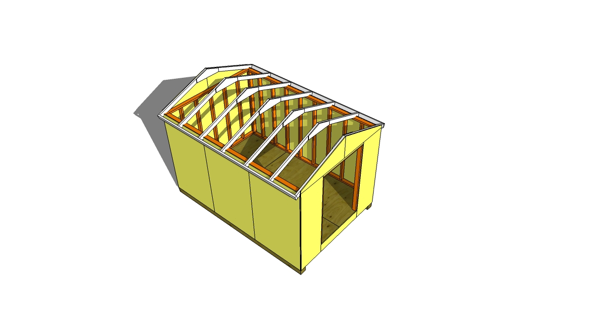 how to build a shed roof building shed trusses building a garden shed 