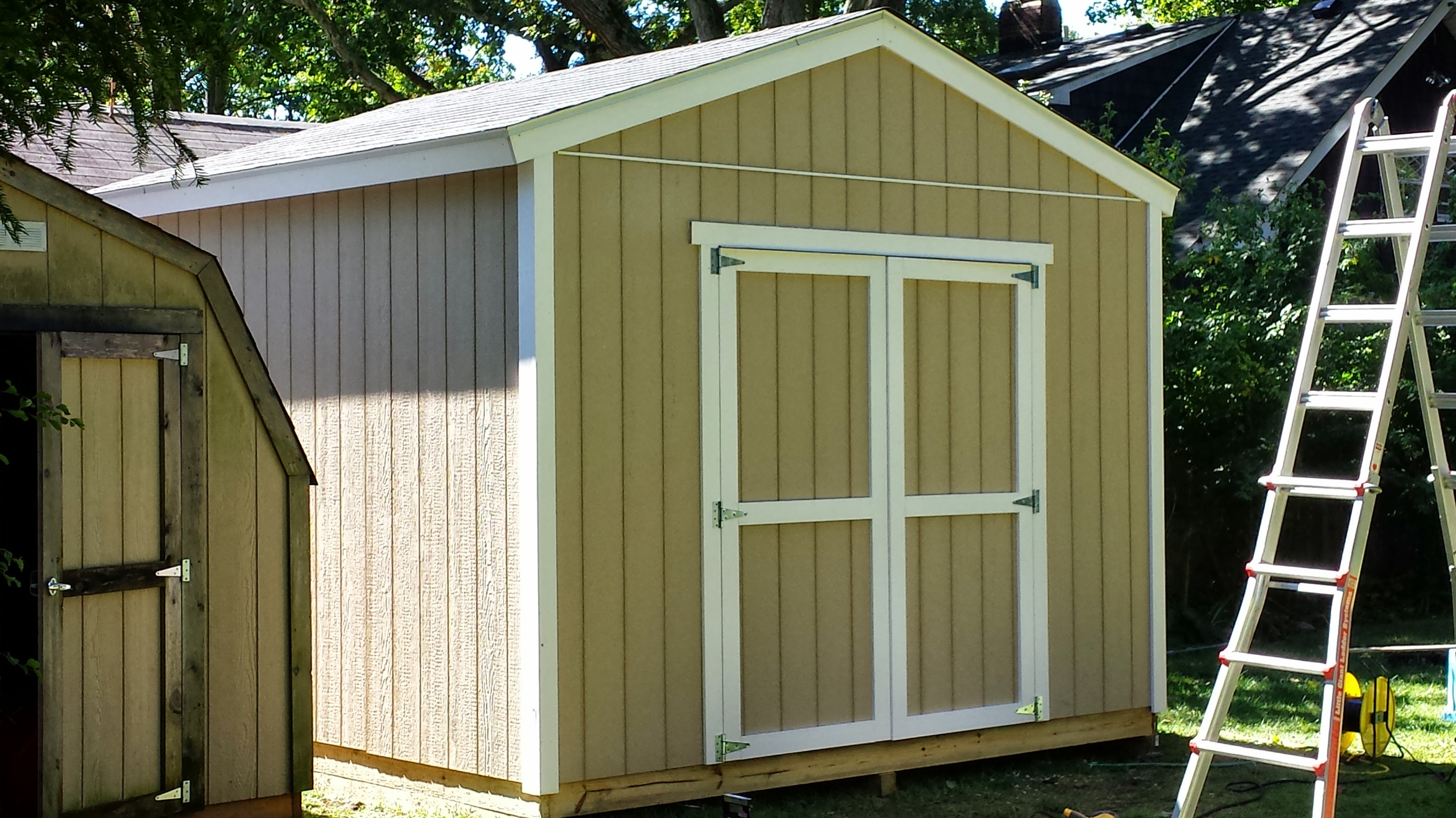 12 × 12 customer built gable shed.