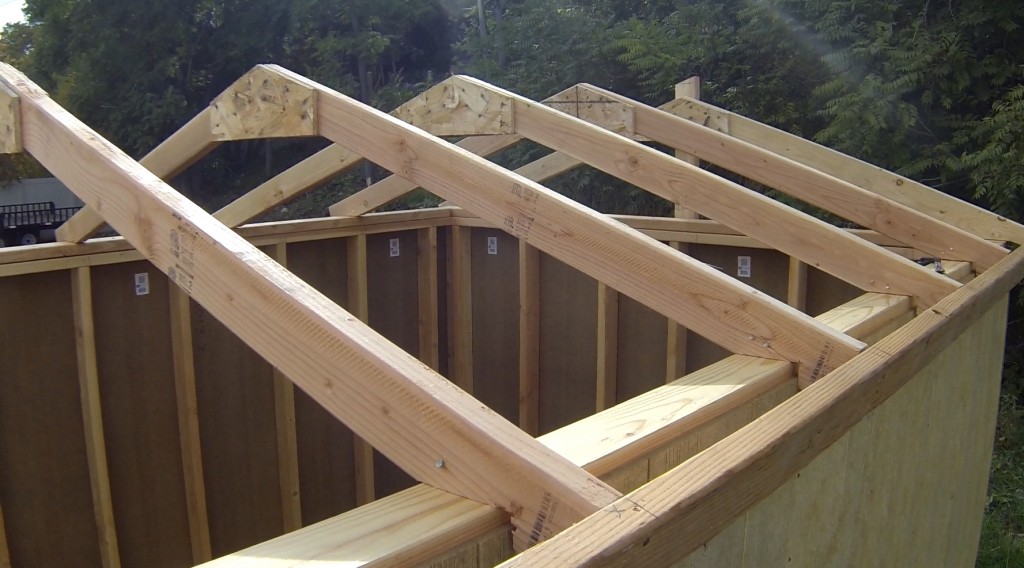 Shed Roof Rafters