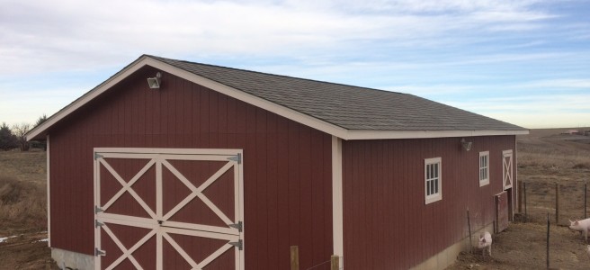 24x36 Detached garage.