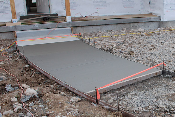 How To Pour A Concrete Walk Way To Your Storage Shed