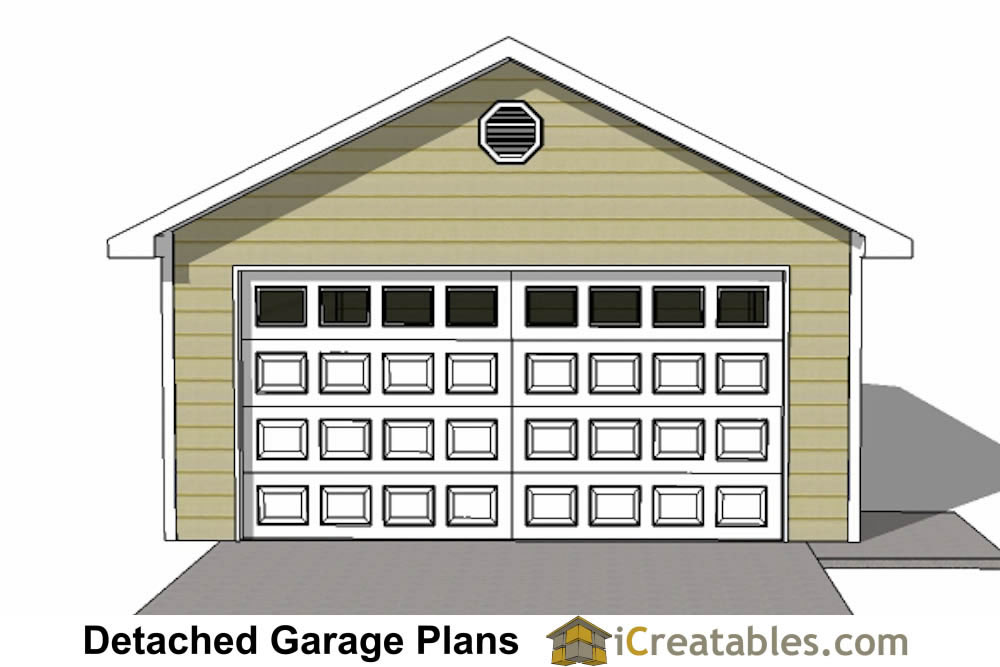 20x40 Garage Plans | 20x40 Detached Garage Plans