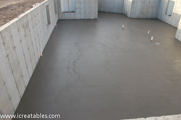 Pouring Concrete Basement Floor