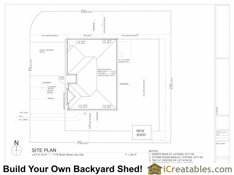 Draw A Plot Plan Of Your House | icreatables.com