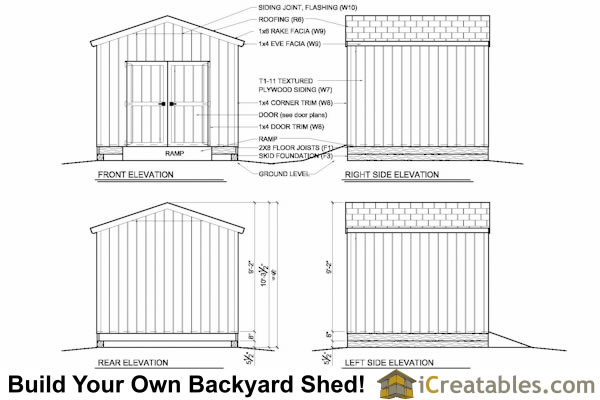 10X10 Shed Plans Free