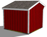 10x10 run in shed rear