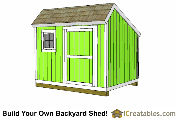 10x10 Shed Plans - Storage Sheds &amp; Small Horse Barn Designs