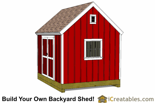 10x12 Barn Shed Plans Include The Following