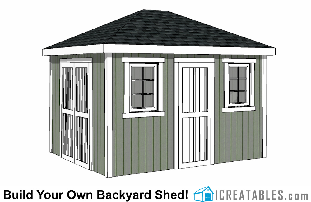 10x12 Shed Plans - Building Your Own Storage Shed ...