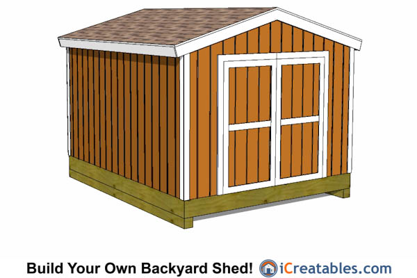 10x12 Shed Plans - Building Your Own Storage Shed - iCreatables