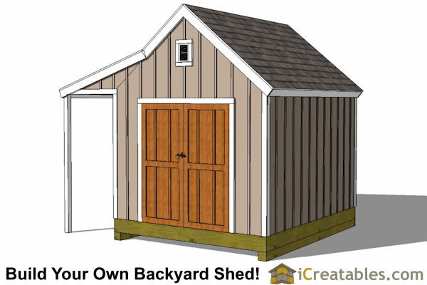 10x12 Shed Plans With Porch | Cape Cod Shed | New England Shed ...