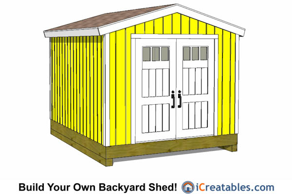 10x12 Shed Plans - Building Your Own Storage Shed - iCreatables