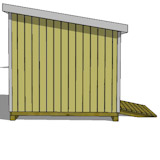10x12 lean to shed left