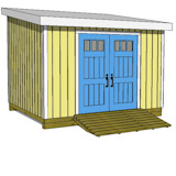 Click on the Shed Images below to view 10x12 Shed Plan Details