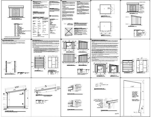 10x12 Lean To Shed Plans | icreatables.com