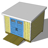 10x12 lean to shed top