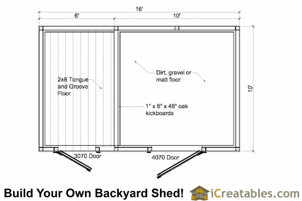 Small Horse Barn Floor Plans