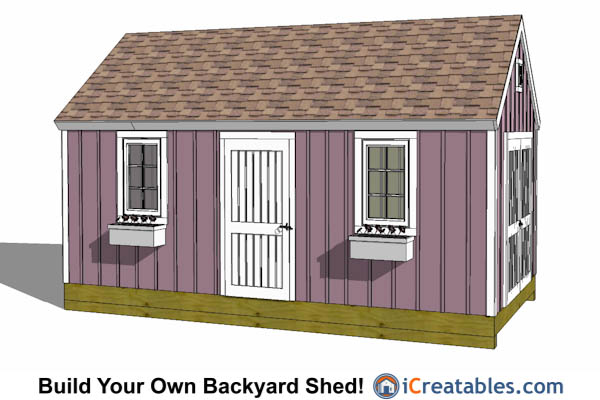 10x20 Shed Plans - Building the Best Shed - DIY Shed Designs