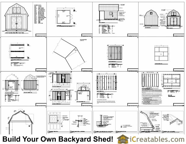 Gambrel Shed Plans