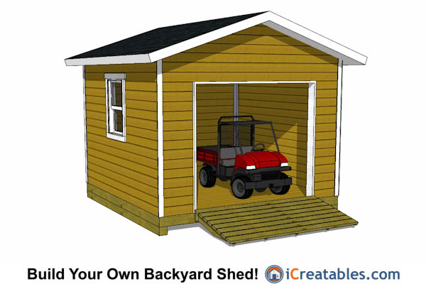 12x12 Shed Plans - Build Your Own Storage, Lean To, or Garage Shed