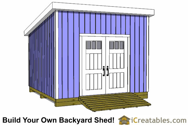 12x12 Lean To Shed Plans | icreatables.com