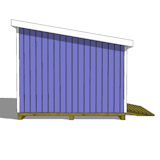 12x12 lean to shed left