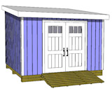 12x12 lean to shed plans