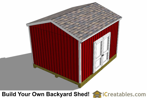 12x14 backyard shed plans top