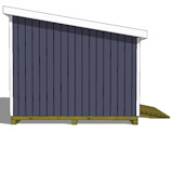 12x14 lean to shed left