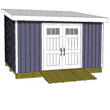 12x14 lean to shed plans