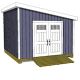 Lean to Shed Plans 12X16