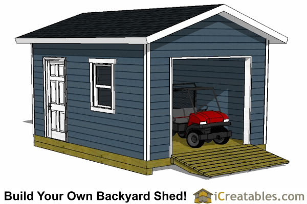 12x16 Shed Plans - Professional Shed Designs - Easy Instructions