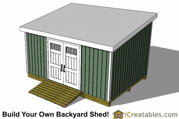 12x18 lean to shed top