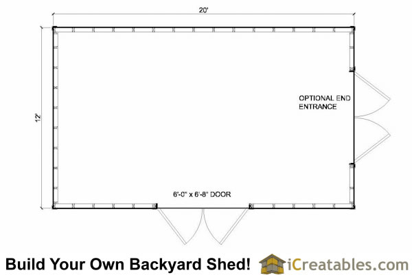 Free Shed Floor Plans