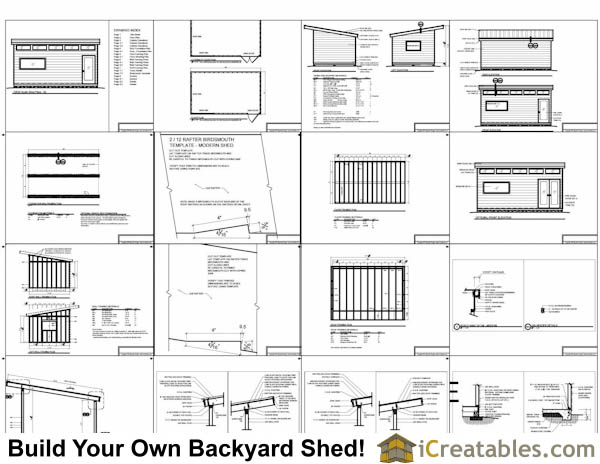 modern shed design plans Quotes