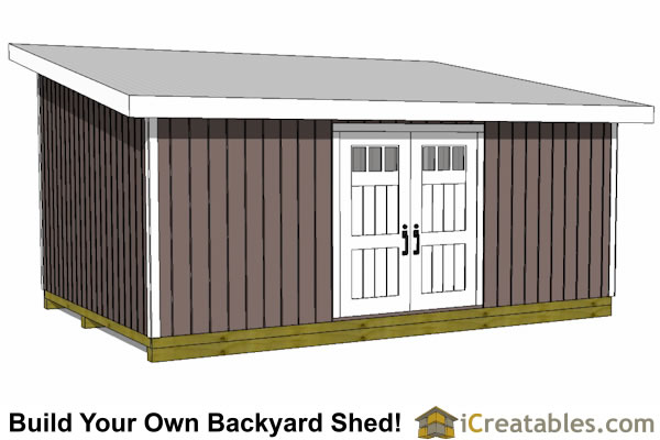 14x20 Shed Plans - Build a Large Storage Shed - DIY Shed ...