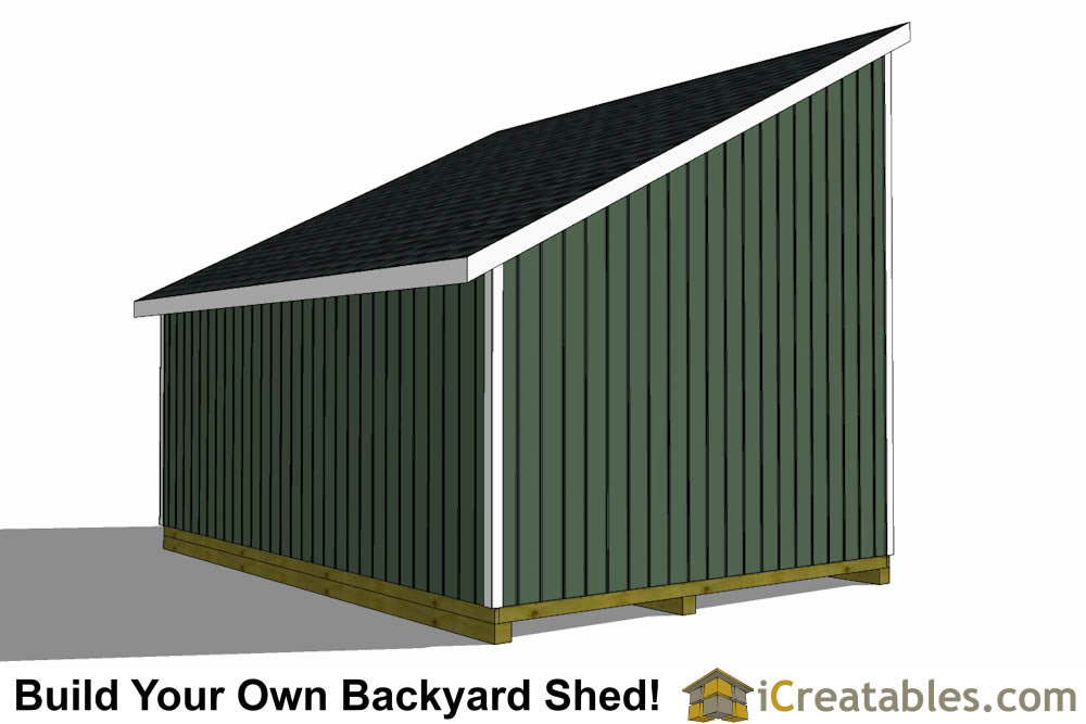 14x20 lean to shed top