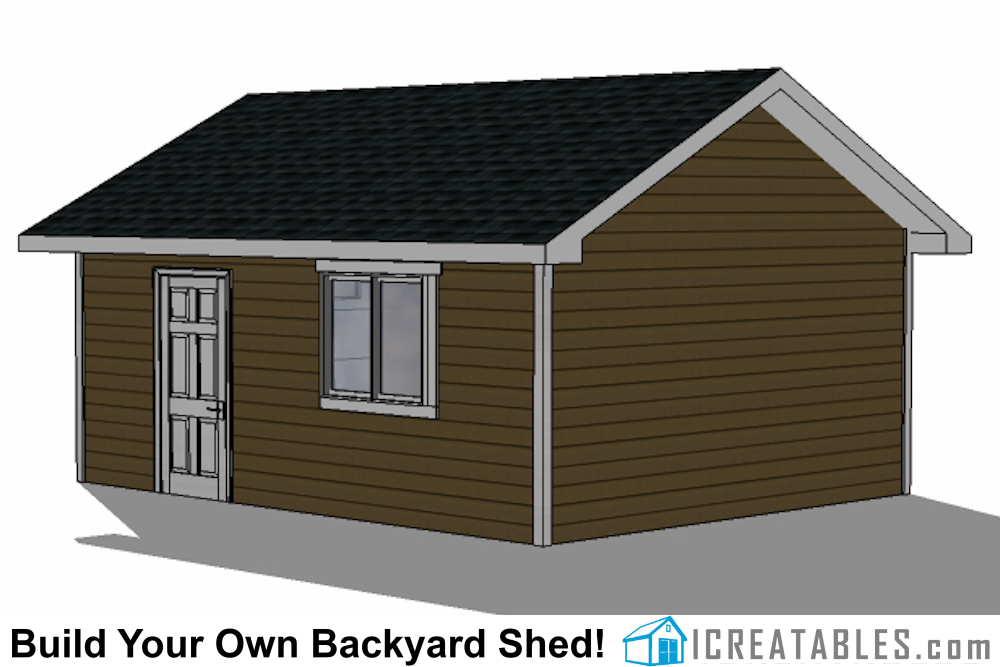 16X20 Shed Plans