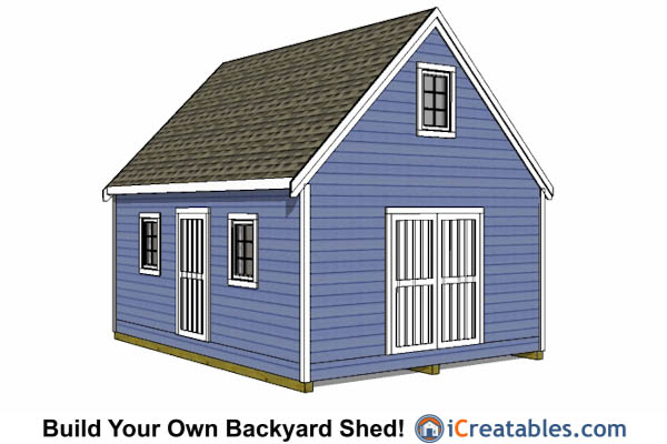 16X20 Shed Plans Free