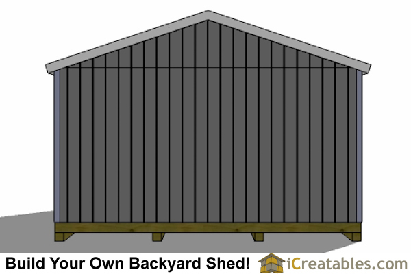 16x24 Shed Plans |    Large Shed Plans