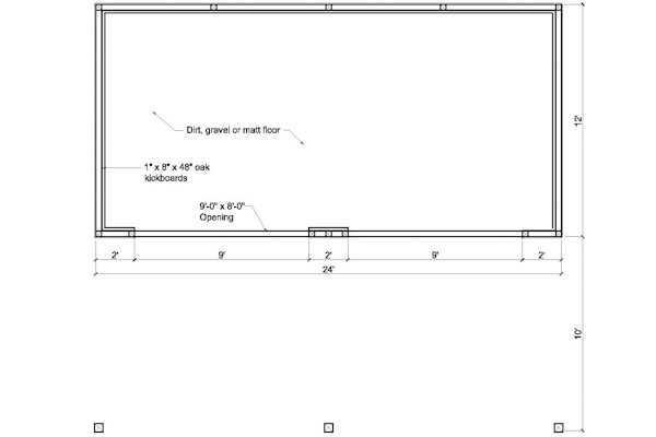 Horse Lean to Shed Plans