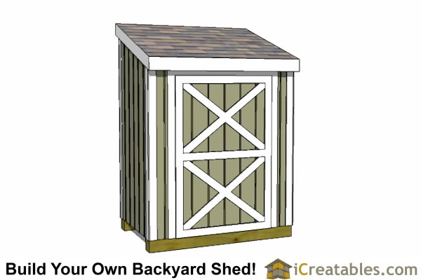 3x6 Lean To Shed Plans  3x6 Storage Shed Plans