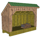 Firewood Shed Plans