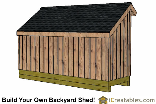 4x12 Firewood Shed Plans - iCreatables.com