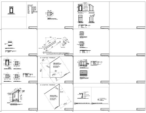 Firewood Storage Shed Plans