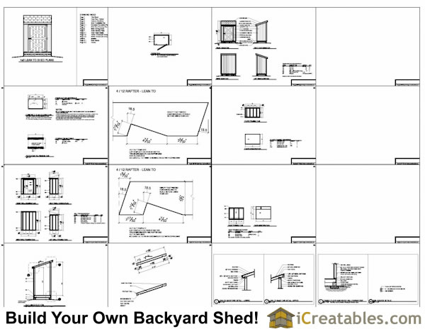 4x6 Lean To Shed Plans - Similar Shed Plans