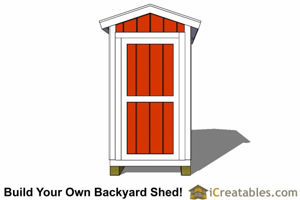 4x8 Backyard Shed Plans | iCreatables.com