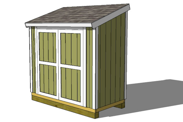 Small Lean to Shed Plans