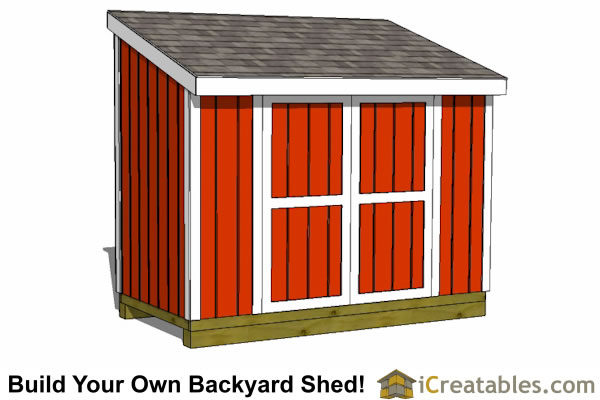 5x10 Lean To Shed Plans | Lean To Shed PLans To Build From