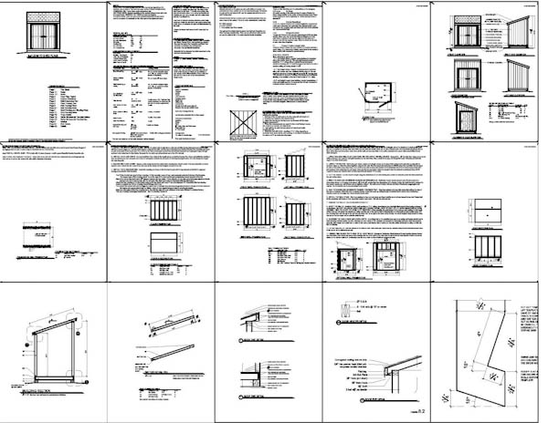 6x8 Lean To Shed Plans | icreatables.com